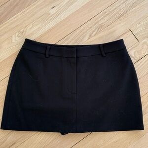 OAK + FORT Black Mini Skirt